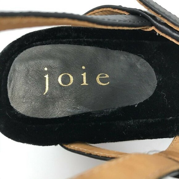 Joie Galla Sandals Black Studded Platform 9.5 NEW - Picture 8 of 9